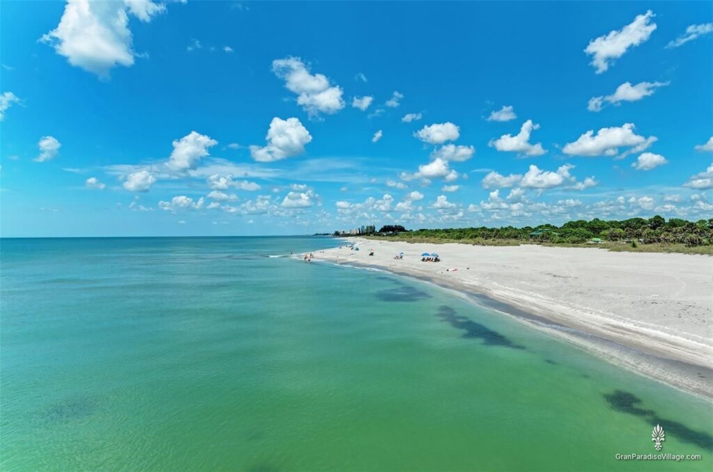Manasota Beach on the Gulf, a short drive from Gran Paradiso in Wellen Park